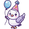 Dove Bird Birthday Comic