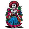La Catrina Skeleton Halloween