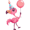 Flamingo Birthday Comic