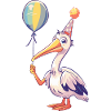 Pelican Bird Birthday Comic