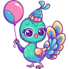 Peacock Bird Birthday Comic