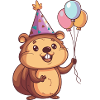 Beaver Birthday Comic