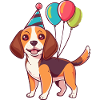 Beagle Dogs Birthday Comic