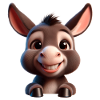 Bébé âne Esel Mule