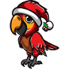 Papagai Christmas