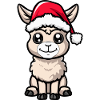 Alpaca Llama Christmas
