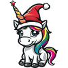 Einhorn Weihnachten