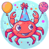 Crab Crab Birthday Baby