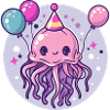 Méduse Anniversaire Bébé