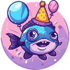 Piranha Pisces Birthday Baby