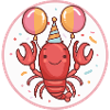 Lobster Crab Birthday Baby