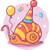 Snail Birthday Baby