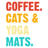Coffee Cats Yoga Mats