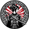 Japanisches Samurai-Mädchen