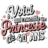 Princess 40 Years Old