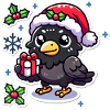 Festive Crow Mischief