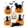 Lustige Katzen Halloween