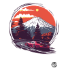 Mount Fuji JDM Racing Car