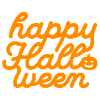 Festive Halloween Pumpkin Typography