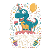 Dinosaur Birthday Boy