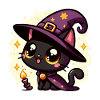 Spooky kitty Halloween