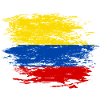 Colombia flag used