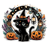 Spooky kitty Halloween 3