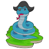 Serpent Pirate Chapeau de Pirate