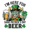 Saint-Patrick Bière Leprechaun Kobold Bier