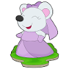 Souris Voile de mariée mariage