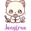 Jungfrau Design Sternzeichen – Kawaii Katze