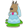 Reindeer Bridal Heart Wedding