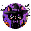 Süßes Kätzchen Halloween v2