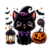 Kitty Spooky Halloween v7