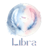 Elegantes Libra Sternzeichen Aquarell Geschenk