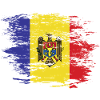 Moldova flag used
