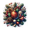 Weihnachtsdeko glück