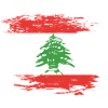 Drapeau du Liban utilisé