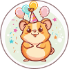 Hamster Birthday Baby