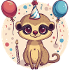Suricate Anniversaire Bébé