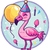 Flamingo Birthday Baby