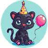 Bébé d’anniversaire de panthère