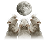 Hamster Hammy Pet Howling Moon