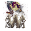 Hamster Hammy Pet Howling Moon