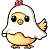 Chicken Halloween Funny Ghost