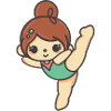 Kawaii gymnast