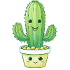 Cactus in a flower pot