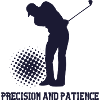 Golf precision and patience