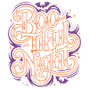 Boo-Tiful Nuit Halloween Effrayant Drôle