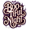 Boo-Tiful Nuit Halloween Effrayant Drôle